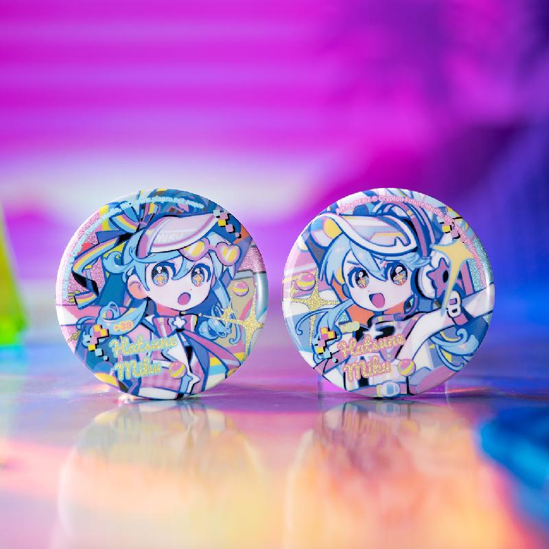 初音未来镜遇复古与未来系列徽章