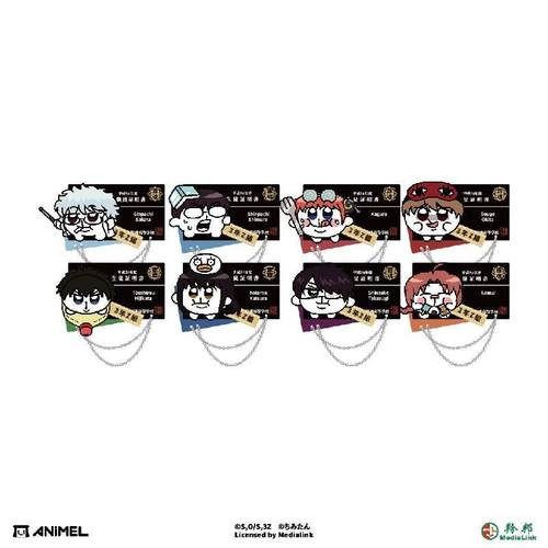 【bilibili】ANiMEL 银魂 毛绒徽章(银八老师×奇米蛋联名限定