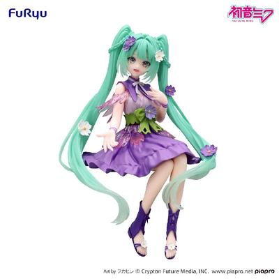 【bilibili】现货FuRyu泡面压VOCALOID初音紫色波斯菊花仙子景品
