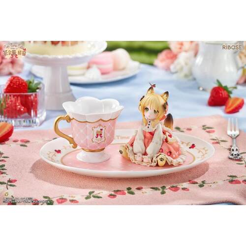 【bilibili】定金RIBOSE STAR影法師原画DLC系列茶会猫·橘猫手办