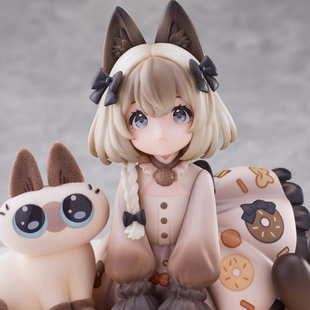 【bilibili】现货RIBOSE核糖茶会猫暹罗猫小豆泥联名影法师手办