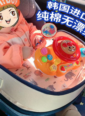 韩国Genie tray儿童汽车载安全座椅玩具托盘推车多功能餐盘收纳桌