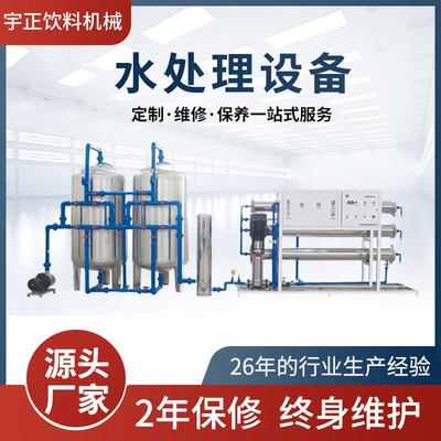 直销双级3吨反渗透设备水处理去离子水设备纯净水处理直饮水机