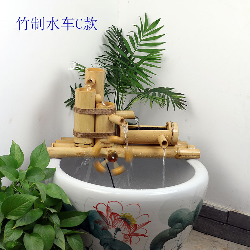 竹流水摆件新品大促能过滤会增氧