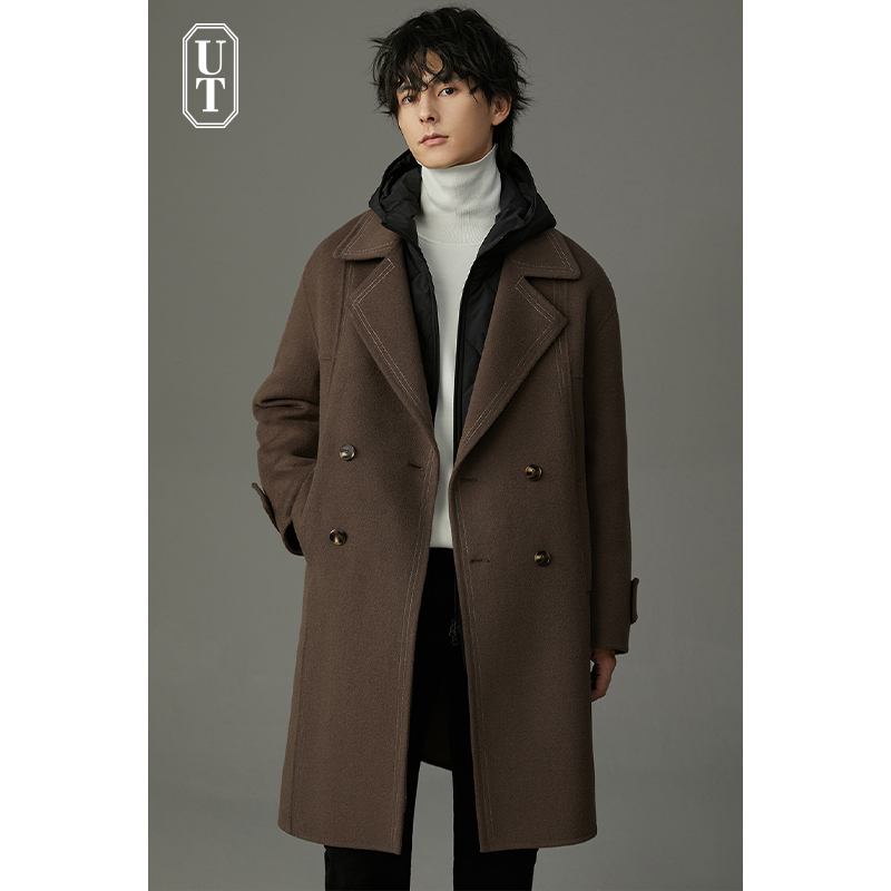 中长款秋冬季羊毛大衣外套高级感