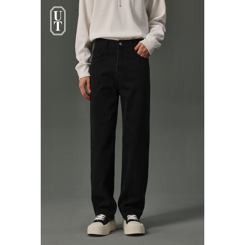 新款春秋季牛仔裤男美式高街复古青年男裤子时尚百搭休闲高端长裤