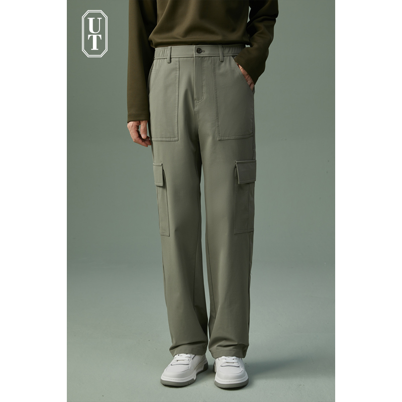 休闲运动美式机能冲锋裤男弹力