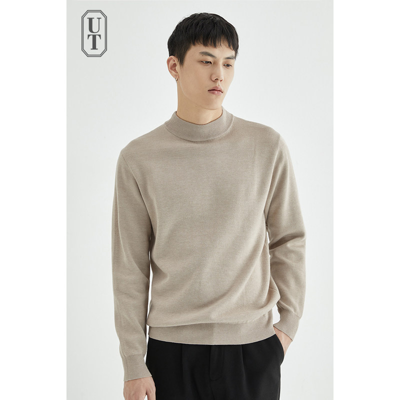 针织衫加绒打底衫加厚毛衣休闲