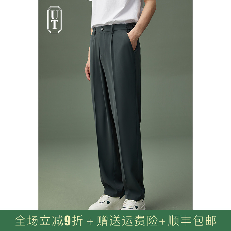 西裤夏季休闲裤直筒设计感透气