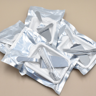 生日派对创意刀叉盘不锈钢真空包装蛋糕组合套装餐具包邮三合一