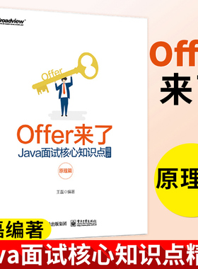 Offer来了 Java面试核心知识点精讲 原理篇剑指Offe Java程序员技术经理架构师的日常技术参考书 java程序员的技术面试参考书籍
