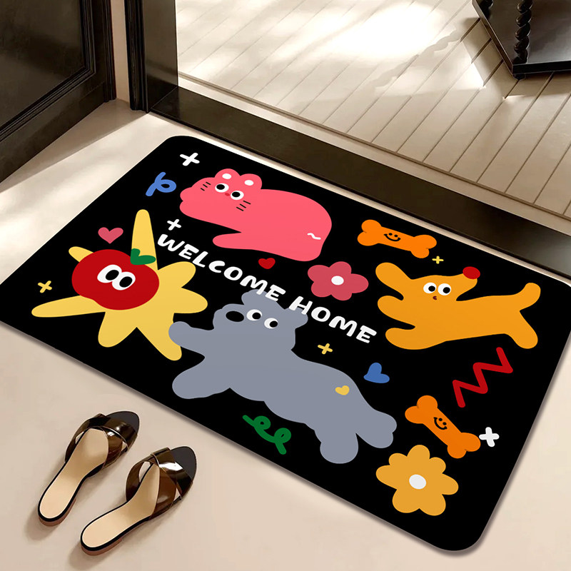 卫生间地垫硅藻泥浴室防滑吸水垫厕所进门口专用速干家用软脚垫,居家布艺,家用脚垫,淘宝优惠券,粉丝福利购,淘宝优惠卷