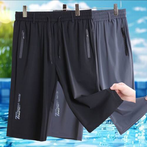 冰丝七分裤男2025新款夏季薄款