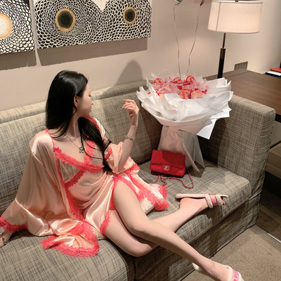 2025新款吊带睡裙春季家居服蕾丝