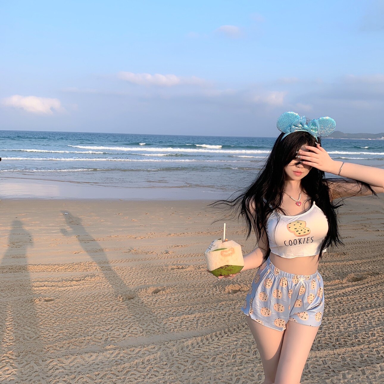 睡衣套装短裤吊带少女透气