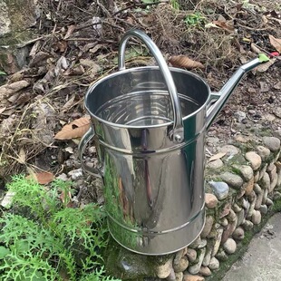 304盖子新款上市不锈钢长嘴大口径浇水桶加汽柴20升20L食品级材料