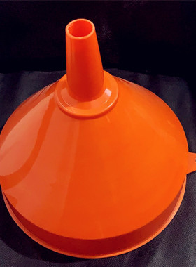 家用红色塑料漏斗特大号漏水漏加油注水油漏工业大号漏斗25cm