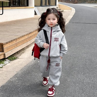 女小童春秋款套装2025新款