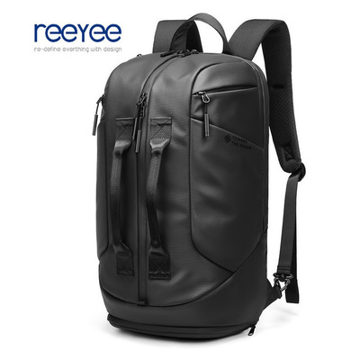 reeyee短途旅行包高颜值大容量双肩包男游泳收纳包小众设计感