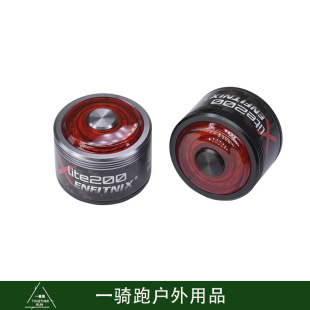 Enfitnixxlite200碳纤维usb充电自行车后尾灯骑行装备灯山地车