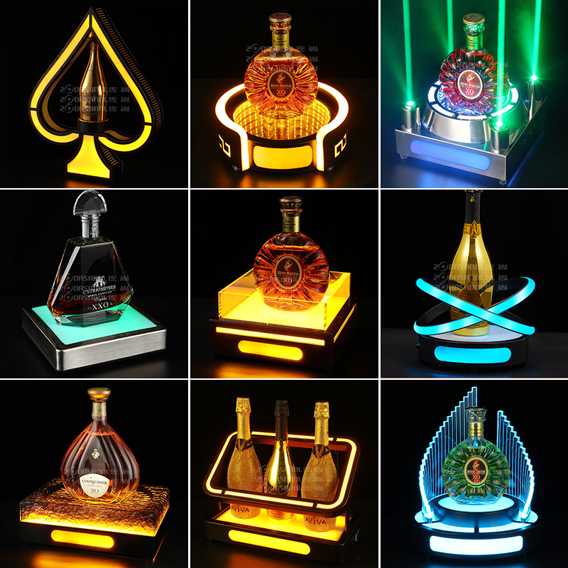 发光酒座酒吧派对KTV酒托展示架