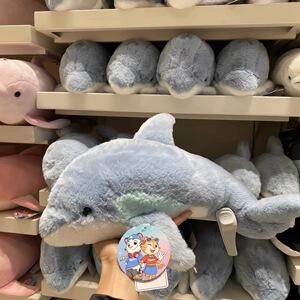 珠海长隆海洋王国旅游纪念品海洋馆仿真海豚毛公仔毛绒玩具布娃娃