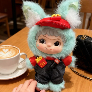 Wakuku娃衣二代兔兔狐狐哇库库可爱套装娃衣二代棉花娃娃娃衣配饰