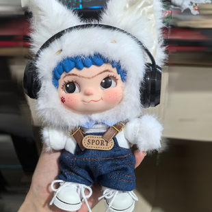 仅娃衣WAKUKU二代搪胶玩偶狐狐兔兔萌狐哒哒背带裤娃娃换装衣服