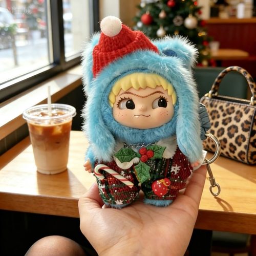 哇酷酷10cm三代WAKUKU立刻开挂吧系列毛绒盲盒搪胶公仔节日娃衣