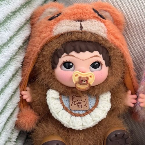 20cm娃衣wakuku娃衣奶嘴围兜配件玩偶公仔在捣蛋回千禧哇酷酷