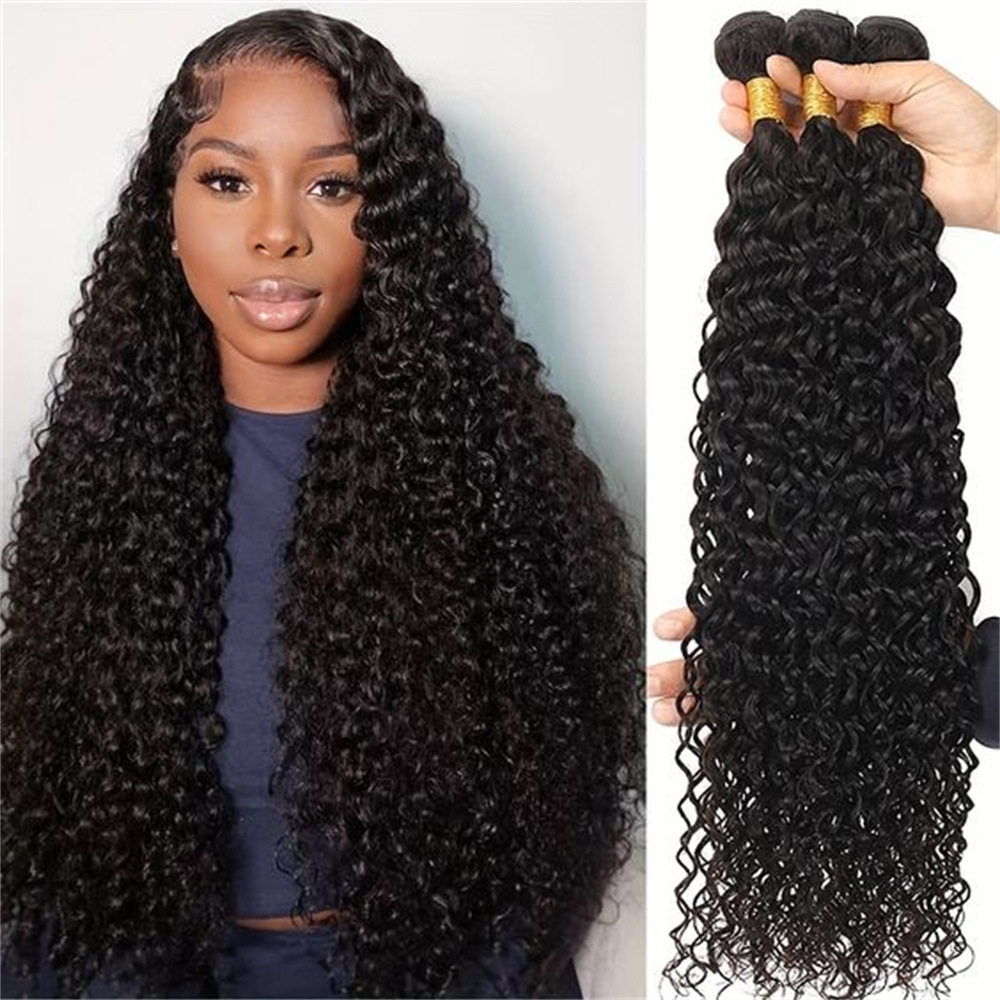 Kinky Curly Extensions Hair Bundles 工厂一件代发真人发发帘
