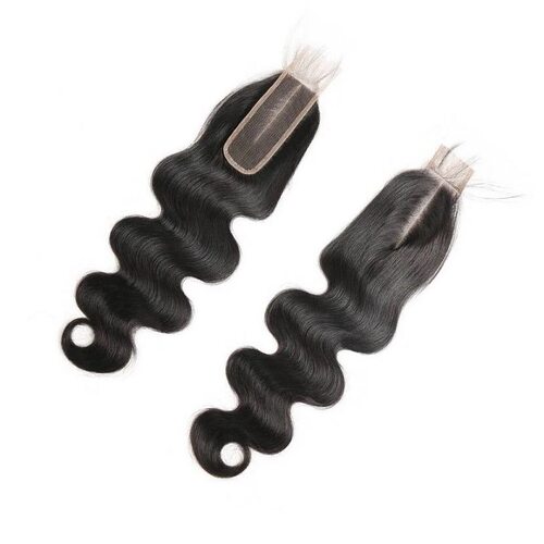 2*6 Kim K Lace closure 发块自然色顺发Body Wave 发块工厂