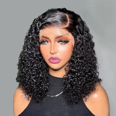 12A SDD Jerry curly 13*4frontal lace Wig Vietnam hair