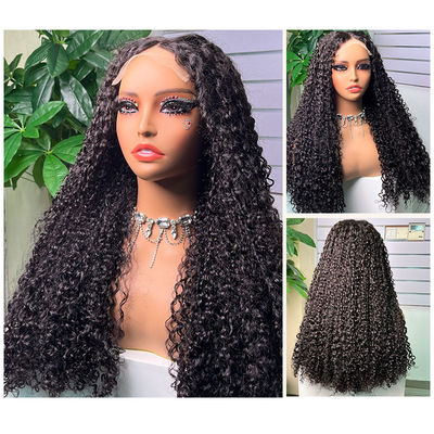 5×5 glueless sdd pixie curly wig 蕾丝无胶真人发丝头套前蕾丝