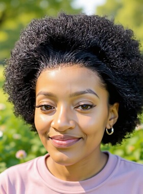 13x4 Afro Kinky Curly Pixie Cut Human Hair Wigs半蕾丝爆炸头