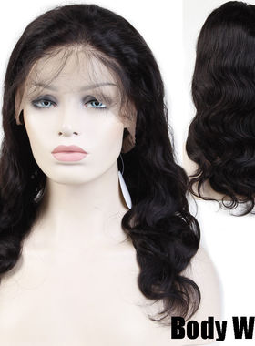 360 Lace wig Human Hair Wig Glueless Full Head Wigs 假发头套