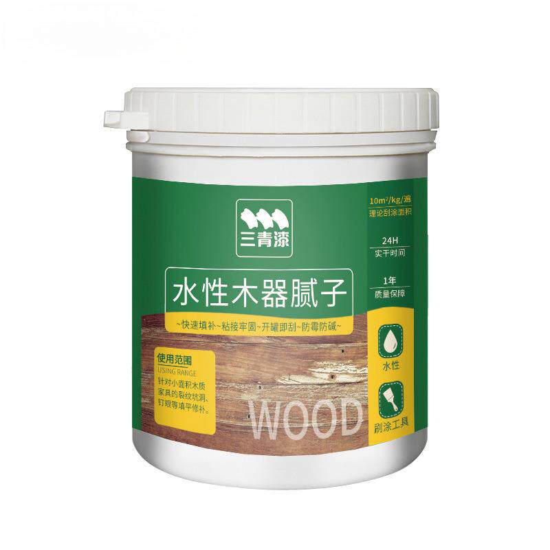 木器墙面腻子膏三青漆水性坑洞裂纹钉眼膏接缝填充膏白色修补