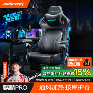 安德斯特麒麟王座2.0pro 电竞椅人体工学椅家用椅子游戏椅电脑椅