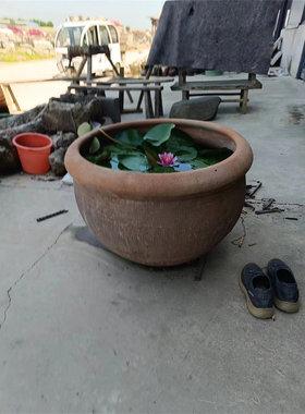 户外庭院装饰陶瓷水缸鱼缸荷花缸