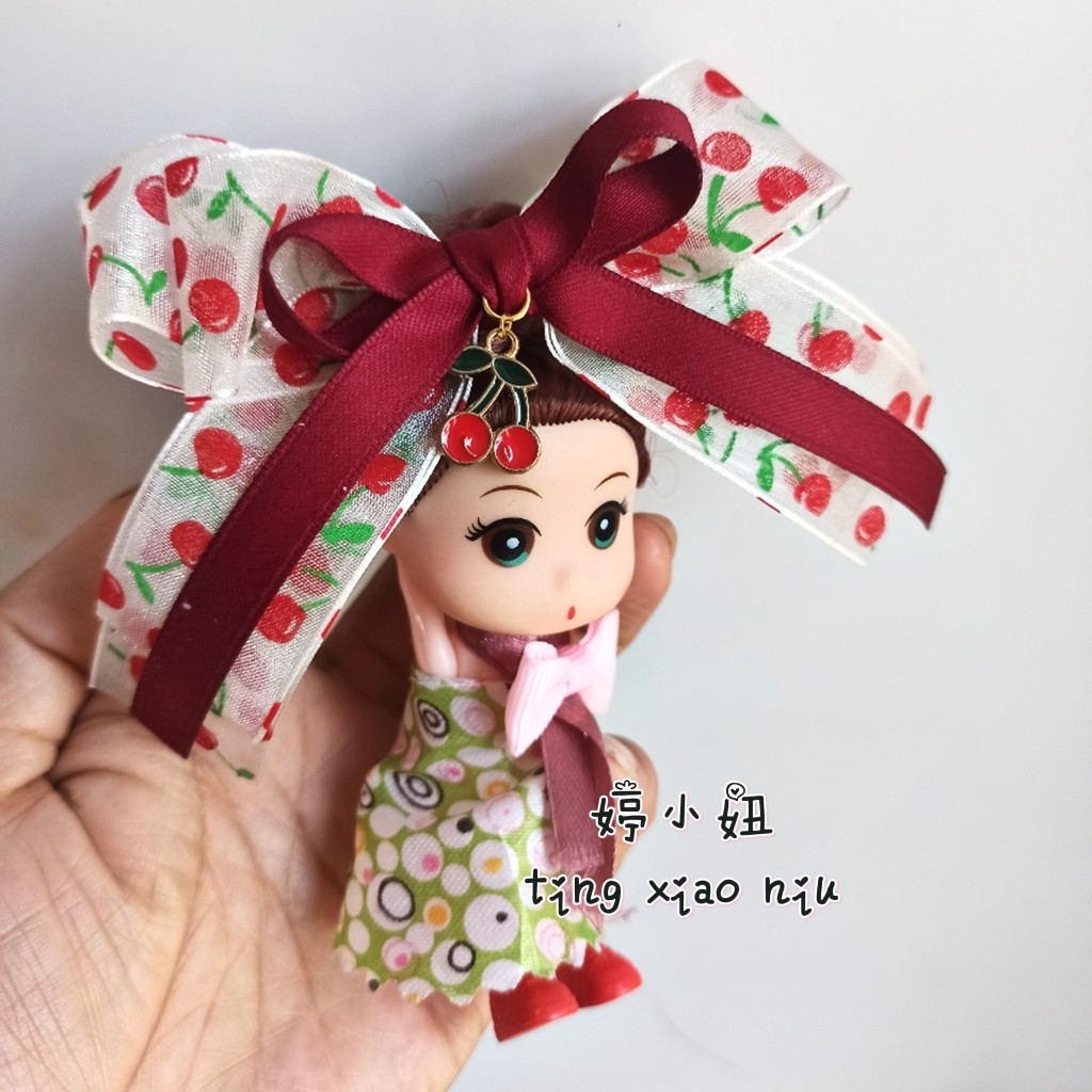 超可层次感樱桃雪纱蝴蝶结发夹侧边刘海夹少女甜美双马尾头饰夏新,饰品/流行首饰/时尚饰品新,发饰,淘宝优惠券,粉丝福利购,淘宝优惠卷