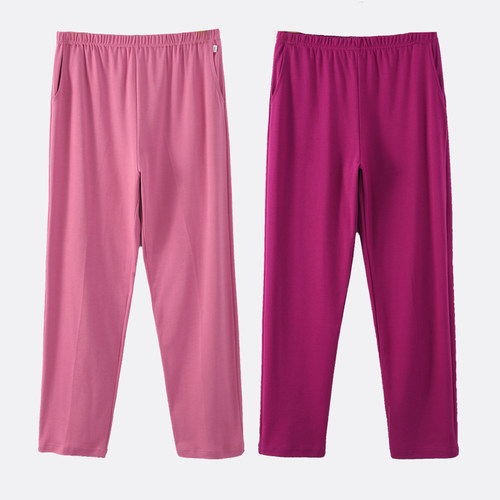 女士大码全棉棉老太太秋裤