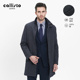 风衣大衣外套商务气质潮 男士 棉质竖纹理 callisto卡利斯特新款