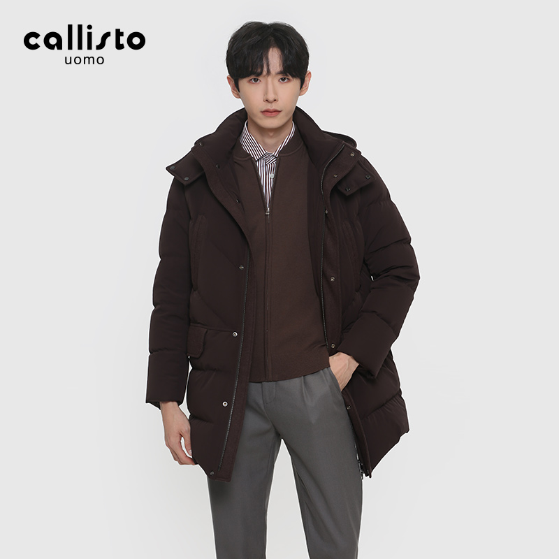 卡利斯特休闲连帽羽绒服