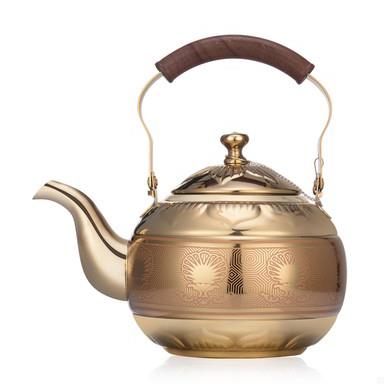 不锈钢茶壶带过滤网 餐厅 家用 酒店 加厚 不锈钢泡茶壶 饭店茶壶
