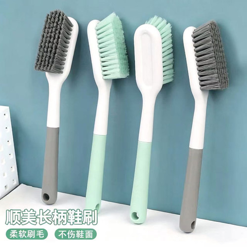 【长柄洗鞋刷】刷毛柔软