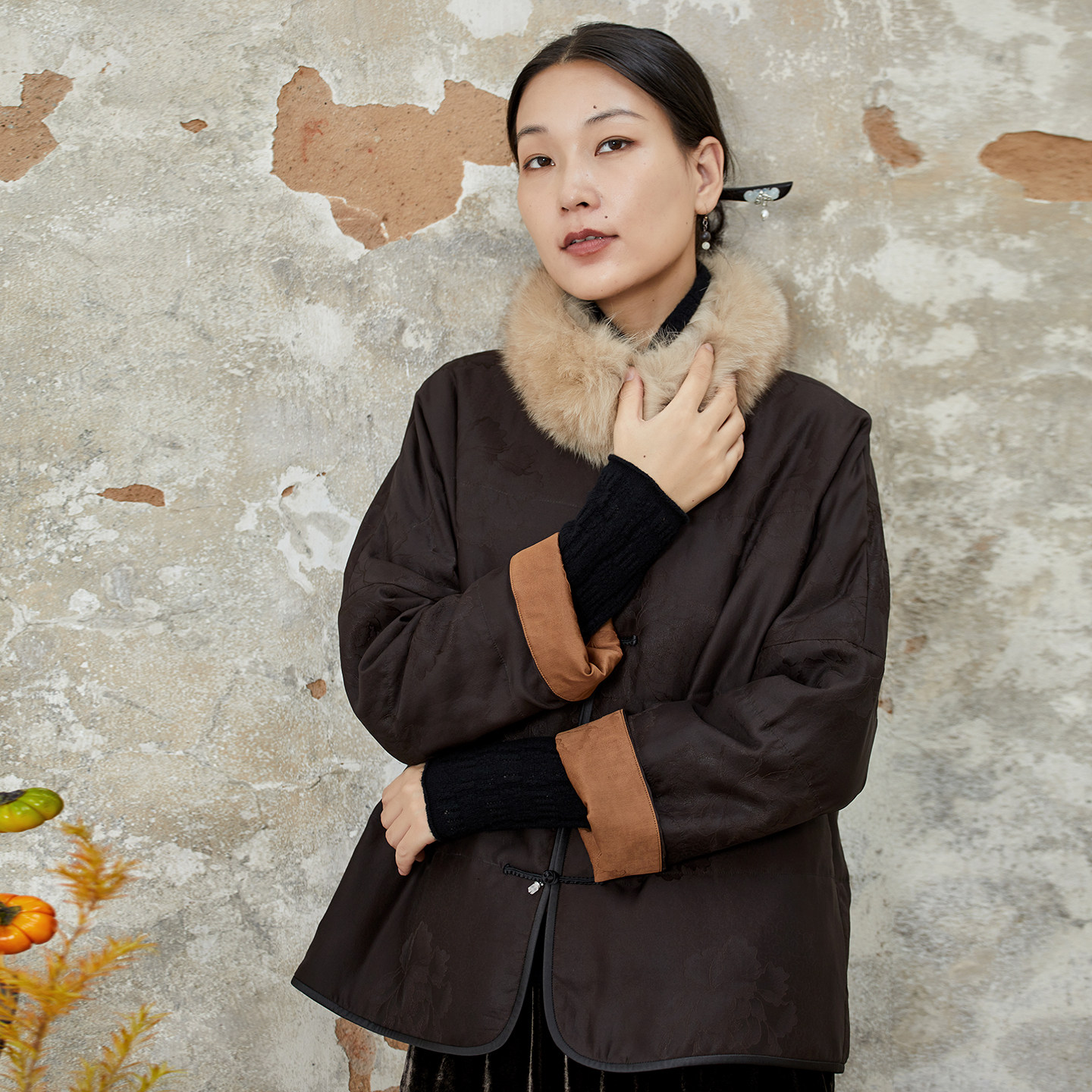 布小匠原创设计桑蚕丝缎面提花香云纱夹棉外套女2025新款高端棉服,女装/女士精品,棉衣/棉服,淘宝优惠券,粉丝福利购,淘宝优惠卷