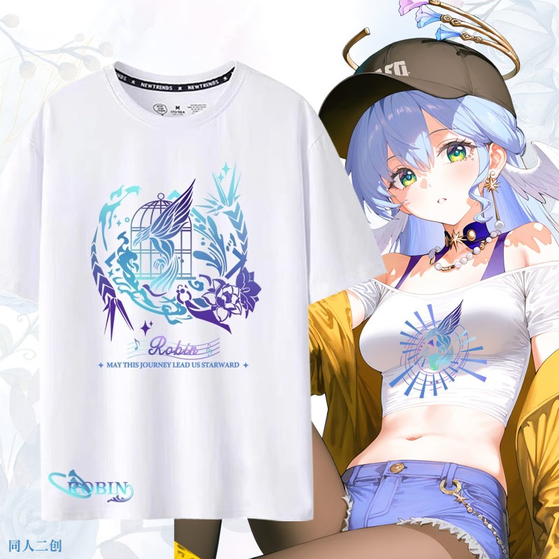 星游戏游戏短袖T恤男女纯棉