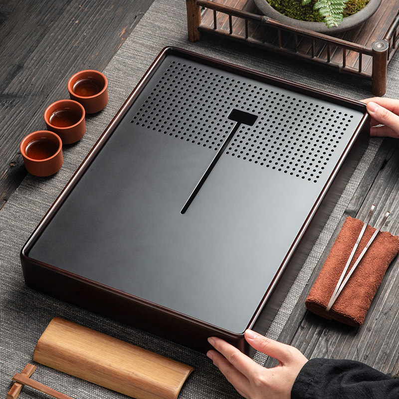 2025新款高档电木实木茶盘家用茶具茶台小型储水式沥水茶托盘茶海