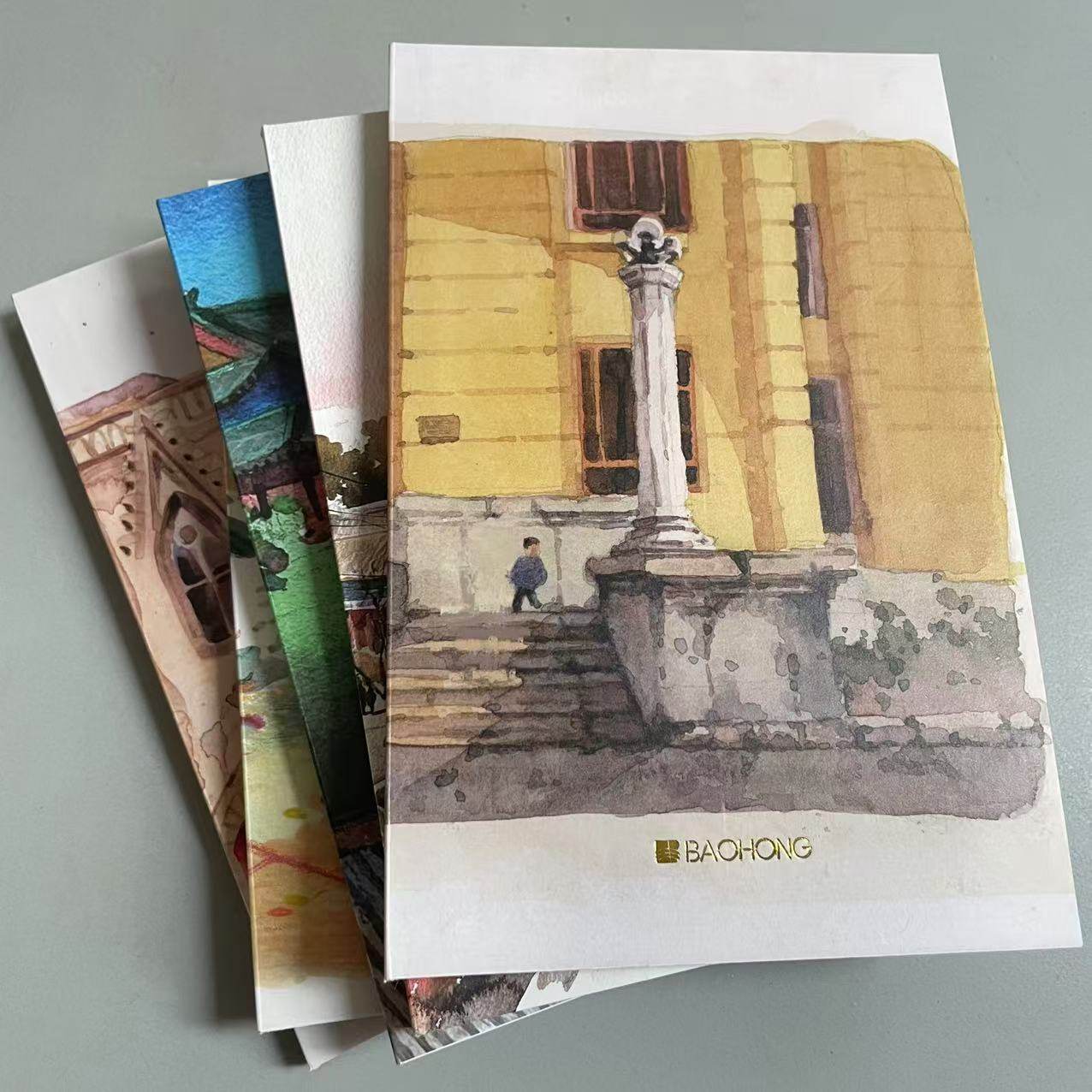 宝虹水彩本-艺术家联名款虹泉绘画 画本/200g/72页/本