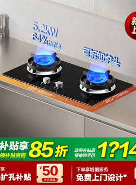 [新品]方太TX22燃气灶天然气灶台煤气灶家用双灶可拆卸官方旗舰店